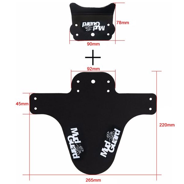

portable bicycle front rear cycling bike fenders accessories with ties