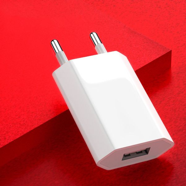 

5w 5v1a usb power adapters, without cable, eu us plug universal usb charger for smart phone