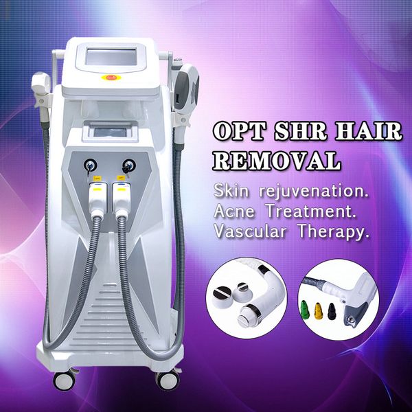

factory price multifunction opt shr ipl laser hair removal nd yag laser tattoo removal beauty machine strong energy ipl rf & nd yag elite