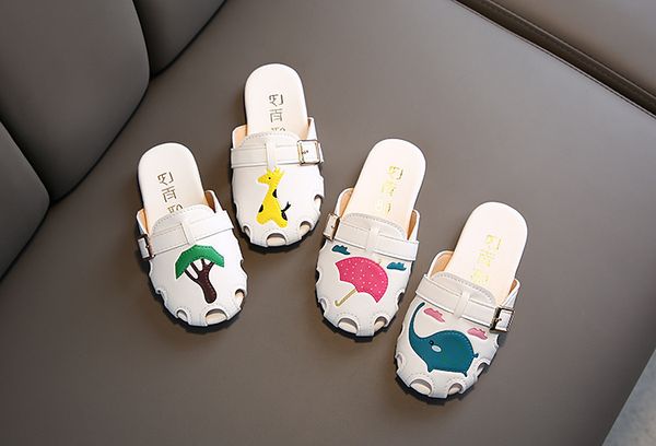 

children' outdoor slipper curtoon slipper, Black;grey