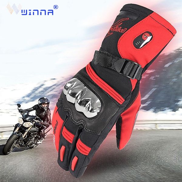 

motorcycle heating gloves riding racing skiing biking winter sports electric rechargeable battery heated warm gloves cycling