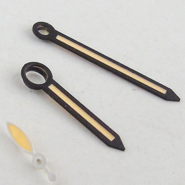

new black edge orange hands for unitas eta 6497 6498 st 3600 3620 movement watch hands