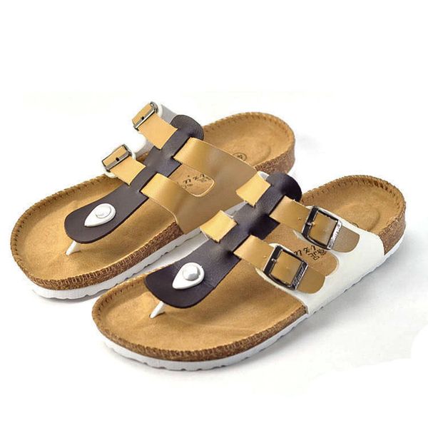 

men's summer beach flip-flops outdoor white cork slippers man/women double slides leisure home flat shoes male shoes size 35-45, Black