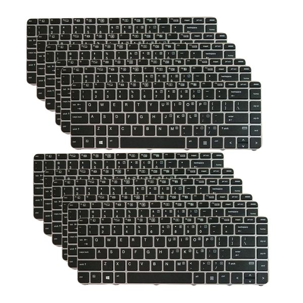 

10 pcs keyboard us for elitebook 840 g3