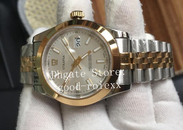 

luxury men's watches automatic 2813 date gold steel men 116333 superlative watch 41mm sapphire jubilee bracelet 126303 datejust wristwa, Slivery;brown