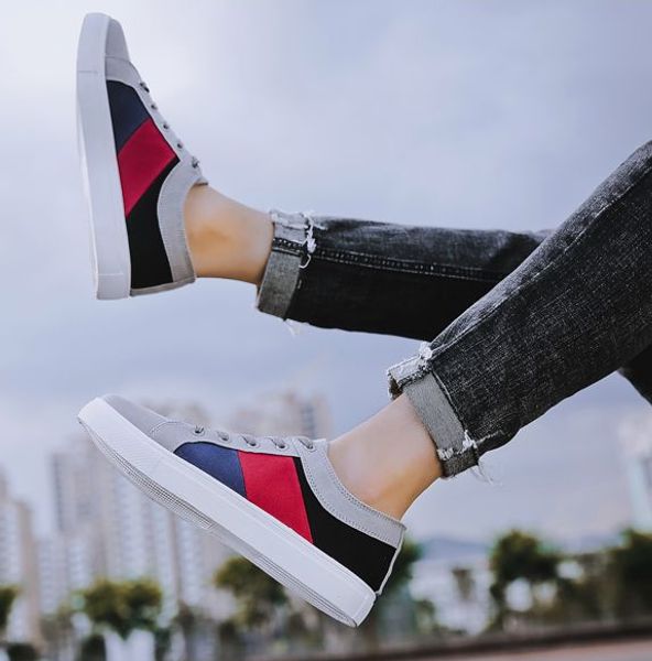 

new korean version fashion brand casual shoes triple white sneaker combination shoes mens womens fashion trainers 40-45, Black