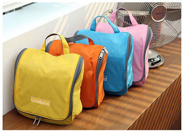 

new fashion travel portable storage bags waterproof wash bag makeup cosmetic toiletry organizer cosmetic pruse wash hanging bag
