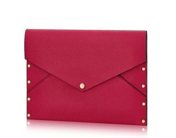 

rivets enveloppe m58451 new women fashion shows exotic leather bags iconic bags clutches evening chain wallets purse