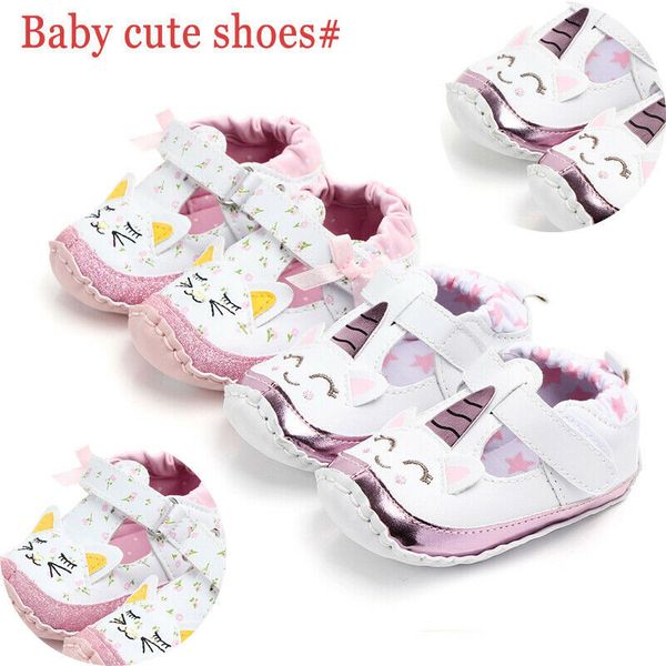 

pudcoco toddler girls crib shoes newborn baby kids boy girl cute soft sole prewalker sneakers summer kids casual shoes 0-18m, Black