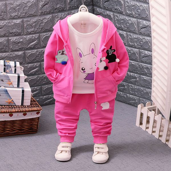 

ienens trend дети новорожденных девочек одежда наборы детей наряды костюм осень младенческая девушка хлопок одежда пальто + рубашка + брюки, White