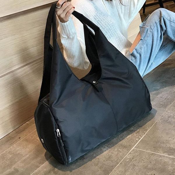 

independent shoe case travel zipper dry wet solid gym bag oxford cloth large capacity sports accessory yoga fitness