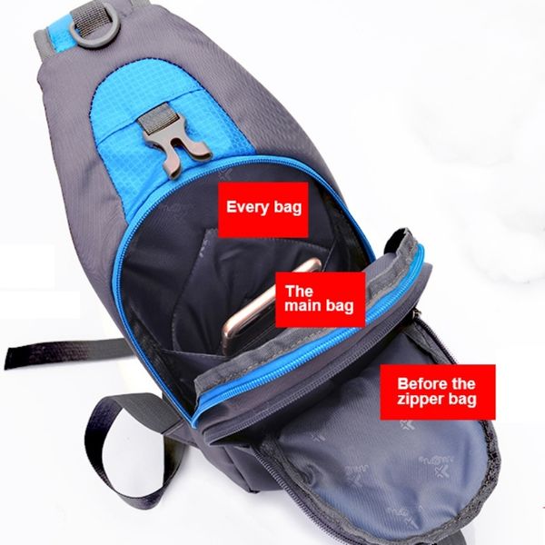 

sling bag chest shoulder backpack crossbody bags with bottle holder for ipad tablet outdoor camping hiking skiing pants