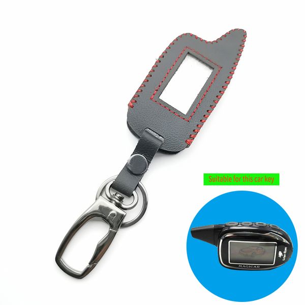 

car key cover m7 / m8 / m9 7 genuine leather case for schicar-khan magicar 8/9/10/11/12 101 lcd two way lcd car alarm system