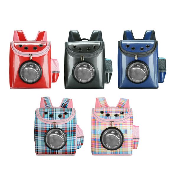 

portable pet carrier space cabin shaped breathable pet carrier cat dog outdoor package bag puppy backpack pet travel carrier