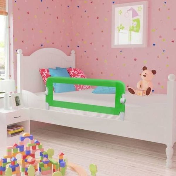 

toddler safety bed rail 102 x 42 cm green