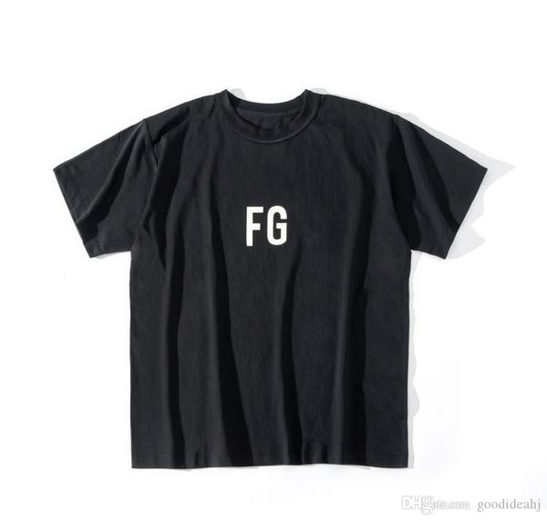 

страх божиего дизайнер тенниски мужской моды tshirts сша улица прилив бренд тенниска boutique классических буквенной печатной футболка, White;black