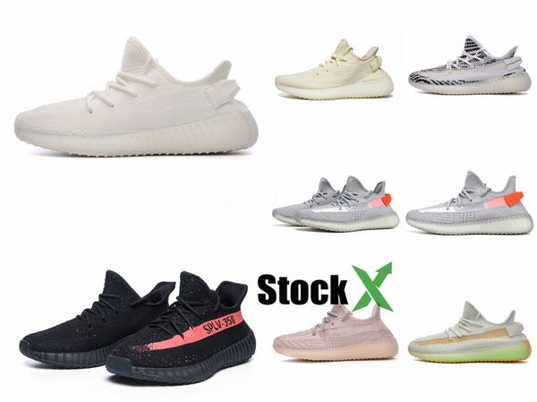 

2020 kanye west earth статическая desert sage шлак марка кроссовки glow мужские светоотражающие кроссовки black zebra tail light женский тре