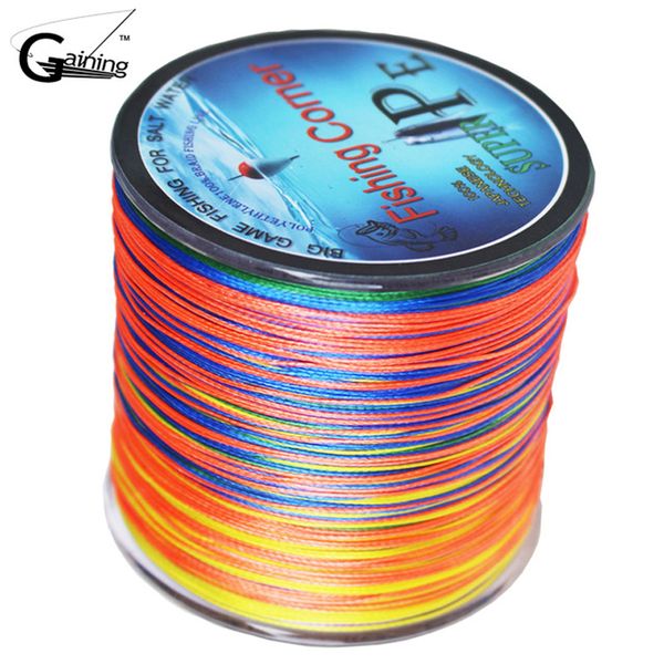 

braided fishing line 8 strands 600m multicolor