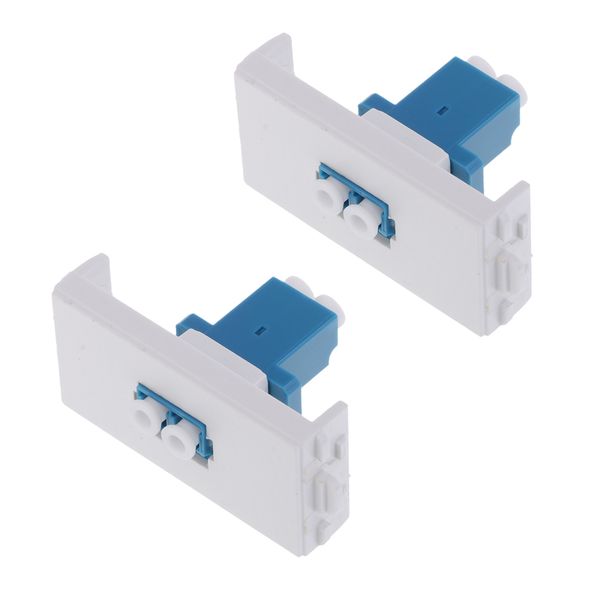 

fiber optic adapter panel lc female connector patch panel smart appliance (pack of 2