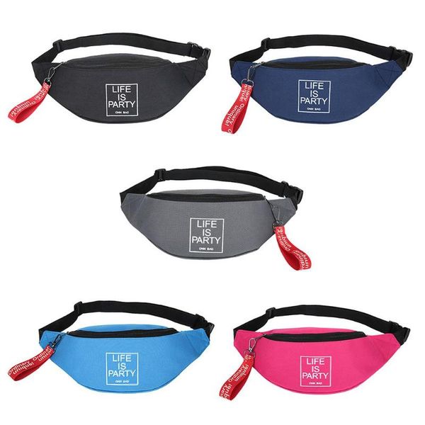 

shoulder crossbody bags sports waist bag canvas fanny chest packs