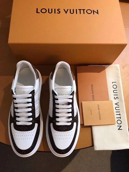 

wal17 new limited edition french series high-end men s casual shoes, men s boots fashion sports shoes, original shoebox delivery 38-44, Black