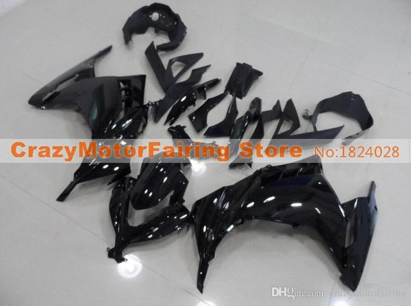 

new injection mold abs motorcycle bike fairings kit fit for kawasaki ninja 300 ex300 ninja300 2013-2017 13 14 15 16 17 custom glossy black