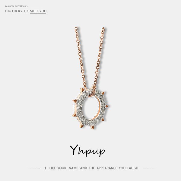 

yhpup личность rhinestone геометрическая ожерелье изысканный себе ювелирные изделия невесты аксессуары женщины свадеб, Silver