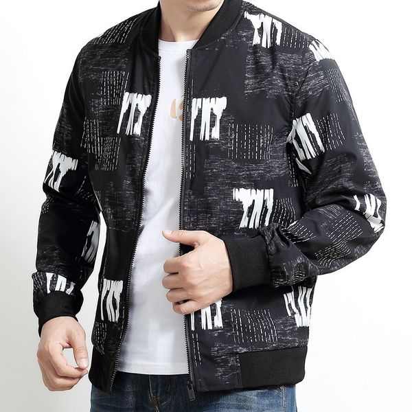 

big size 8xl 7xl plus size 8xl 7xl 6xl men windbreaker bomber jacket new coat casual outwear mens jackets and coats, Black;brown