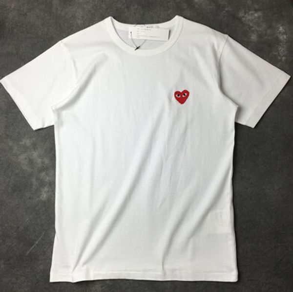 

22 color new ummer treetwear play vetement tee cotton hort leeve men women love red heart tripe t hirt ca ual t hirt top