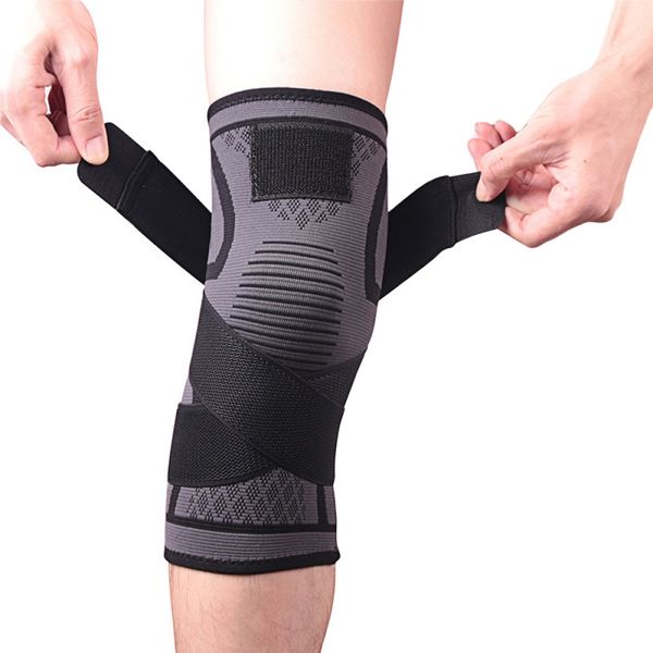 

ultramodernaloike outdoor knee brace support knee padded for running arthritis sports joint pain relief recovery, Black;gray
