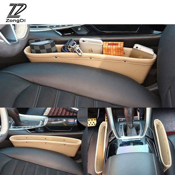 

zd 1x car seat pocket gap leakproof box for e39 e90 e60 e36 f30 f10 e34 e30 mini cooper a4 b8 a3 a6 c6 q5 a5 2017