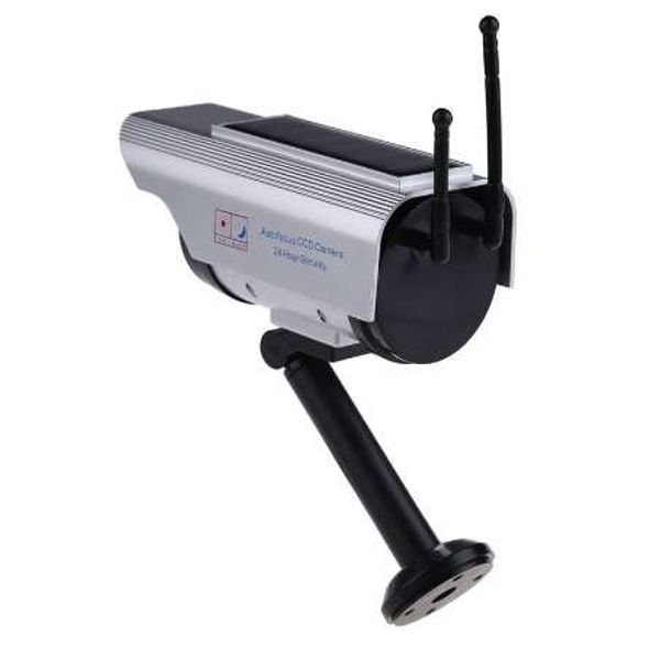 

sell solar power fake ip surveillance camera dummy outdoor security home cctv mini camera flashing led light