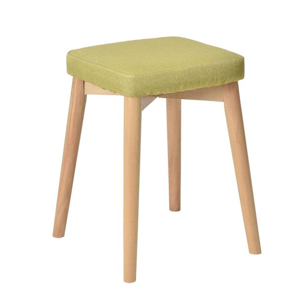

wood stool fashion home creative living room simple modern small bench nordic square stool solid wood makeup dressing