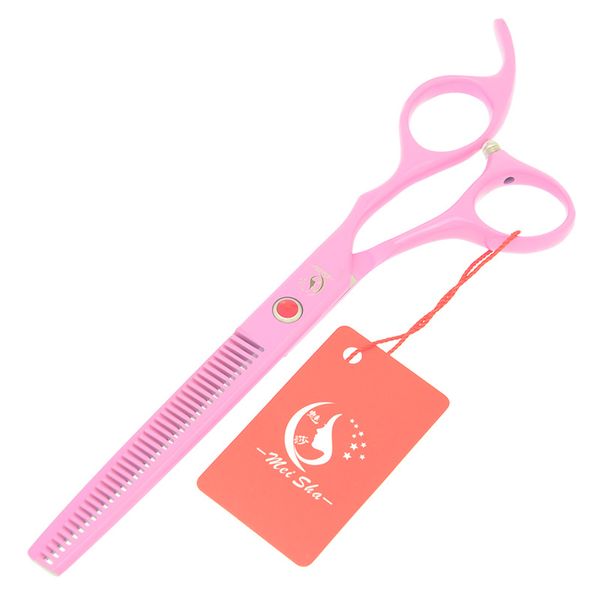 

meisha 6.5" pink hairdressing thinning scissors steel 7.0" human hair cutting shears hairdresser's suppliers ha0465