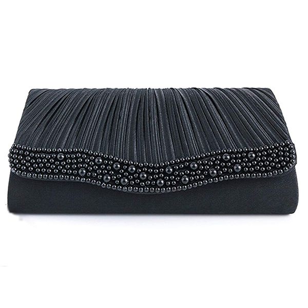 

women's party bag wedding clutch bag party back, black