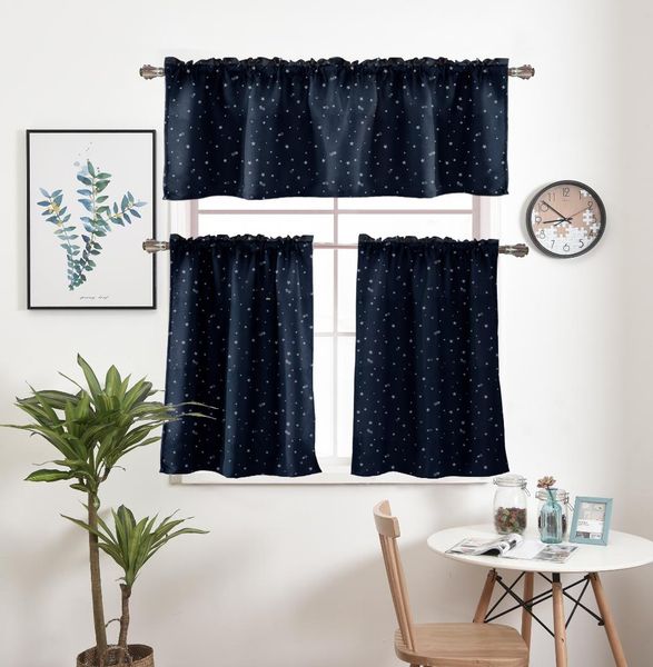 

cdiy star short curtains window kitchen blackout curtains for living room bedroom modern treatments for door drapes