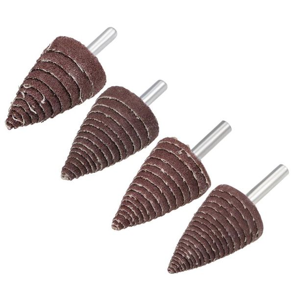 

uxcell 15pcs конус форма абразивный лоскут колесо 1/8-дюймовый хвостовик для удаления заусенцев шлифование полировки дерева мебельного пласт
