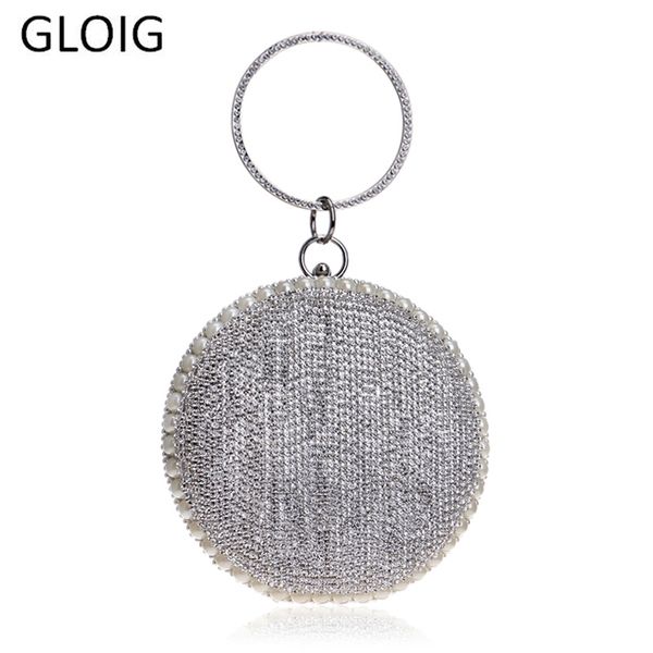 

gloig rhinestones wedding party dinner day clutches beaded luxurious small chain shoulder handbags diamonds evening bags