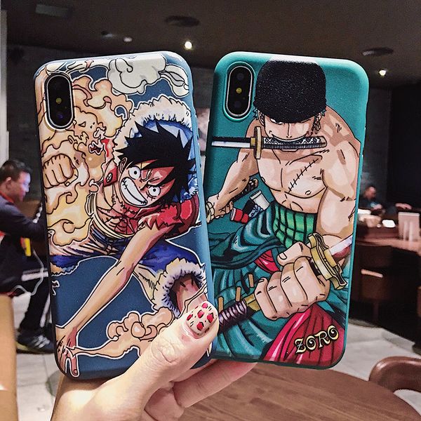

мультфильм цельного zoro мягкий чехол для iphone 11 про й хз максимум 8 7 хг 6 6s плюс матовых силиконового крышка телефона luffy кока funda