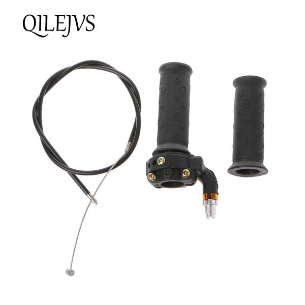 

twist throttle accelerator grip + cable for 47cc 49cc mini dirt bike quad pocket