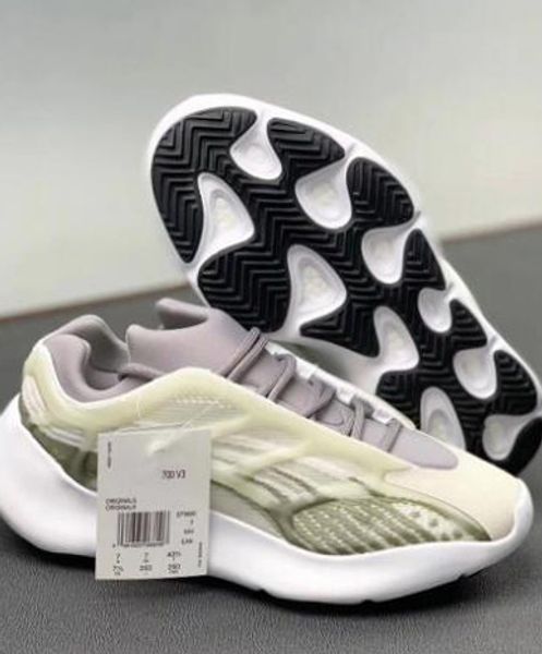 

700 v3 luminous runner running shoes kanye west glow in dark designer basketball shoes mens sports sneaker basf boot