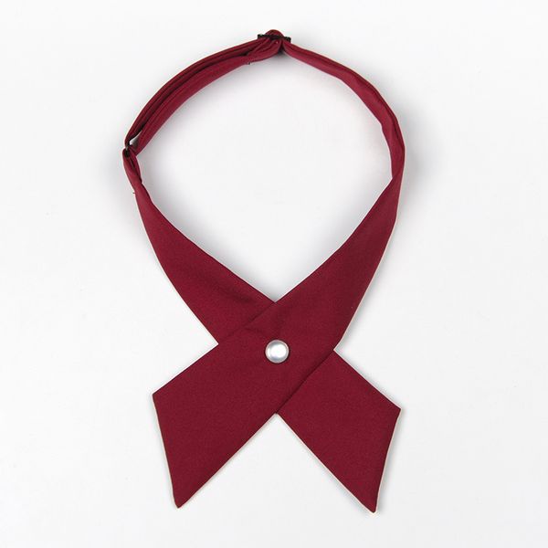 

girl student uniform bow tie tie flower men's and women's professional bowtie women's cross day cravat prom graduation casual, Black;blue