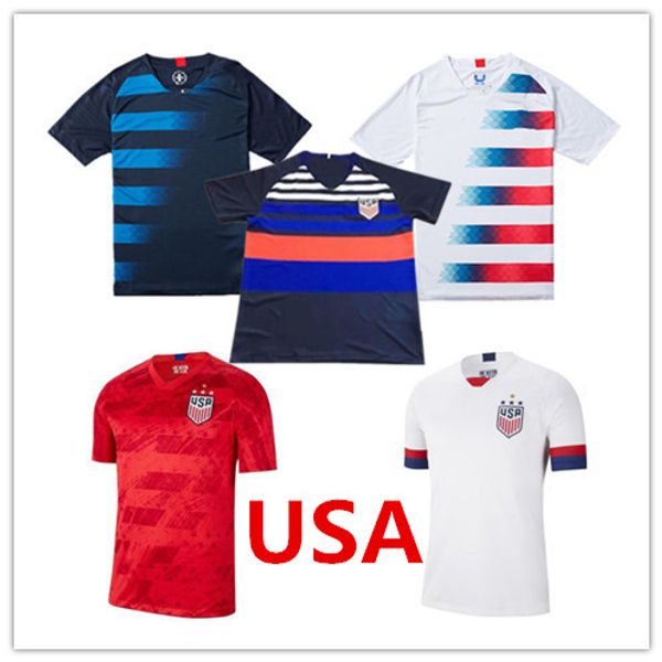 

4 star 2020 world cup soccer jersey lavelle landon donovan usa women man lloyd rapinoe krieger football uniform female football shirt, Black;yellow