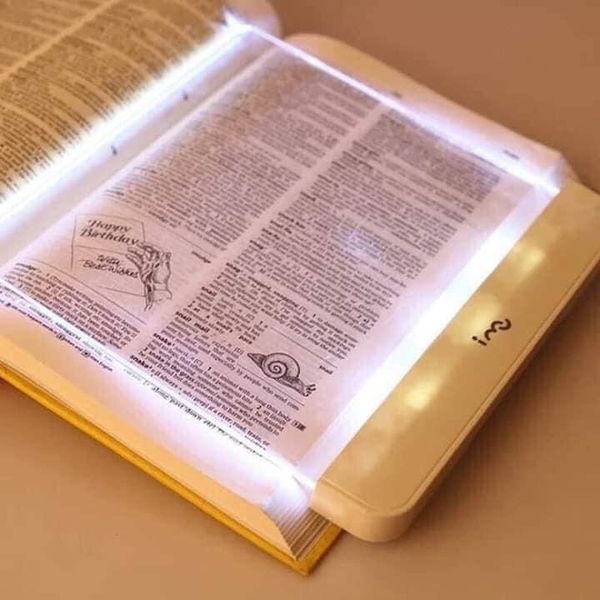 

led book light aaa battery easy use led book light 2.5mm thickness flat panel reading night lamp adjust portable book reading light