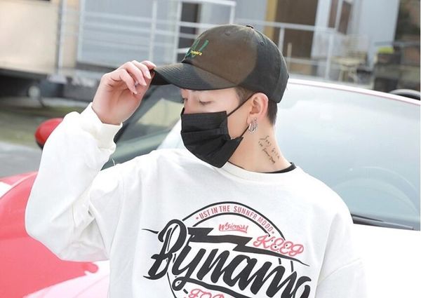 

adultren masks 3 layer elastic disposable mouth black soft breathable facemask