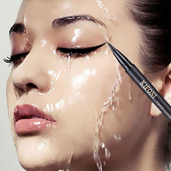 

kifoni brand new beauty make up cat style black long lasting waterproof liquid eyeliner eye liner pen pencil makeup cosmetic