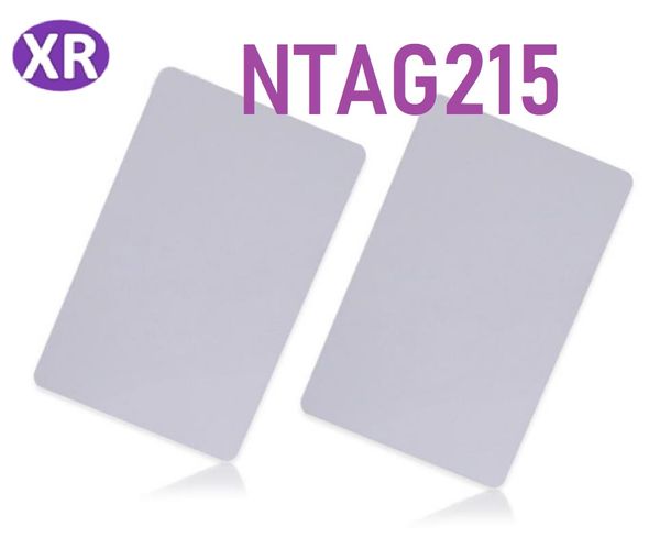 

DHL 500 шт. / лот NFC Tag Ntag215 504 байт ISO14443A ПВХ белые карты RFID Smart NFC Card для Android, IOS NFC телефонов