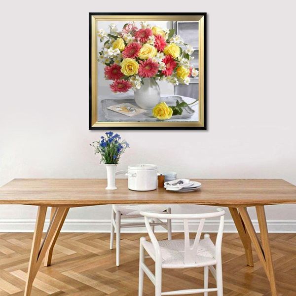 

paintings kadische 5d diamond painting full drill fresh flowers arrival embroidery floral decorations for home