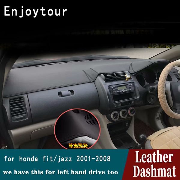 

for hond jazz fit g1 2002 2003 2004 2005 2006 2007 leather dashmat dashboard cover pad dash mat carpet car styling accessories
