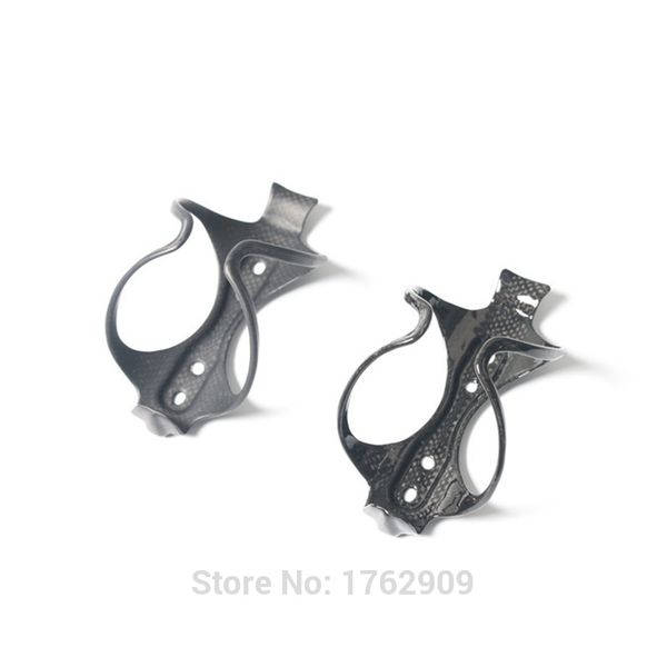 

2pcs new road bicycle full carbon fibre drink water bottle cages lightest mountain bike carbon bottle holder cages 23g ship